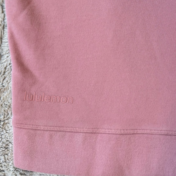 Lululemon Perfectly Oversized Crew in Pink Puff Size 12 - Picture 10 of 12